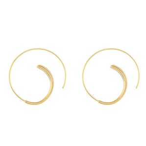 Golden Abstract Hoops