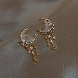 Moon Star Earrings