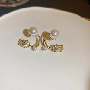 New Style Tulip Pearl Earrings