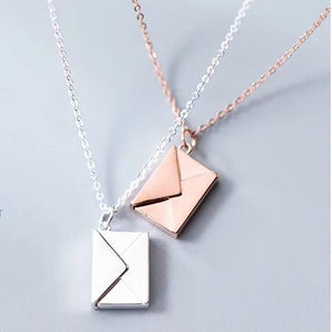 Rosegold Love Notes Pendent Necklace