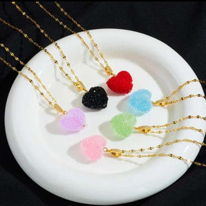 Candy Heart Dainty Necklace