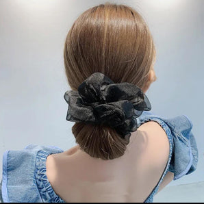 Organza Fabric Regular Size Scrunchie